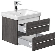 Mobile bagno con lavabo Villeroy & Boch Subway 2.0 50cm antracite venato