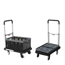 Carrello Pieghevole per carrelli Pieghevoli Carrello carrelli Pieghevoli (Colore : B)