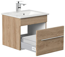 Mobile bagno con lavabo Villeroy & Boch Venticello 50cm rovere chiaro