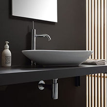 LAVABO DA APPOGGIO FORMA A GOCCIA IN CERAMICA DESIGN MODERNO
