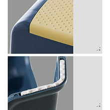 DXXWANG Poggiapiedi Step Sgabello Casa Tappetino Antiscivolo Bagno Sgabello,Luce Passi Shoelay. Sgabello da Pranzo Plastica/Blu scuro / 24×21×30cm