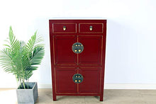 Yajutang - Cassettiera in legno massiccio, colore: Lilla