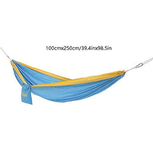 ZZL Amaca da Viaggio Hammock Swing Bed Single Double Camping Amaca Letto Portatile per Viaggio Beach Garden Courtyard Durevole