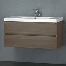KZOAO Paris - Set lavabo, 100 cm, colore: Noce