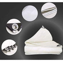 GJSN Telo Multiuso ， Telo per Esterni, 550 G / M2 Impermeabile Resistente Allo Strappo con Occhielli per Pontei, Edilizia, Agricoltura, Industria,3X3M