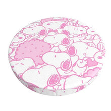 Snoopy - Coprisgabello rotondo per sedia da bar, lavabile, elastico, per sgabelli rotondi da 35,6 cm