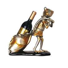 Bradoner Rana creativa vino Rack Vino Ornamenti Bar Hotel Decorazioni Ornamenti 28 cm x 32 cm x 12 cm