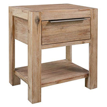Tidyard Comodino 2 pz Rustichi in Legno Massello di Acacia 40x30x48 cm,Comodini con Cassetto,Comodini Camera da Letto,Comodini Cameretta,Comodini Classico,Comodini Porta Telefono e Lampada
