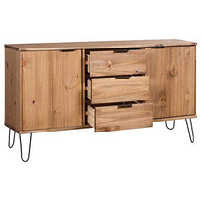 vidaXL Credenza New York Range Bianca in Massello di Pino
