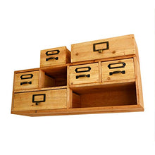 Mobiletto Portaoggetti Organizer per Casa con 6 Cassetti, Cassettiere a Muro, Mobili per la Casa Multiuso, 49x14x17,5 Pollici