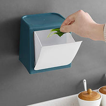 Omabeta Garbage Lavabo Sospeso Trashbin Lavabo Trashbin Sospeso per La Casa(Blue)