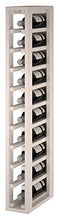 Expovinalia portabottiglie Speciale 1 modulo per 10 Bottiglie, Legno, Bianco, 12 x 32 x 105 cm