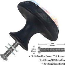 Dolphin Jumping Pomelli per Porta Set di 4 Pomelli per Mobili Manopole per Cassetti Cucina Armadio Vetro