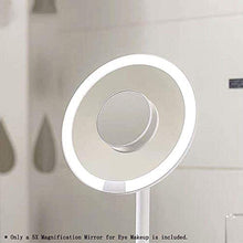 Specchio per Il Trucco Trucco Trucco Specchi 5X Lente LED for Occhio Ricaricabili Specchio da Toilette Specchio Ingranditore con Luci