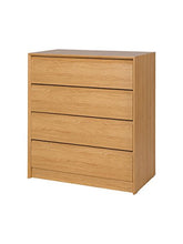 MUEBLECASA.COM Cassettiera montata, Quercia, 60, Legno, Ancho 60 cm