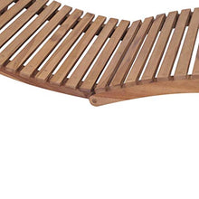 vidaXL Massello di Teak Lettino Prendisole Pieghevole Sdraio Cislonga Seduta