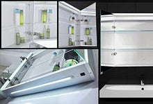 Lux-Aqua YDC80-70-Armadietto con Specchio, Alluminio, Argento, 80 x 70 cm