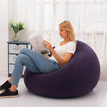 Tongdejing Aufblasbarer Sitzsack Stuhl, faltbare Beflockung Aufblasbare Lazy Sofa Liege Couch Ultra Soft für zu Hause Wohnzimmer Schlafzimmer Dekor Haustier - Arredi Casa