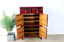 Yajutang - Cassettiera in legno massiccio, colore: Lilla