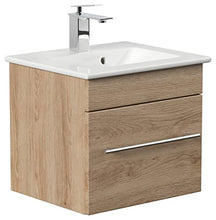 Mobile bagno con lavabo Villeroy & Boch Venticello 50cm rovere chiaro