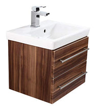 Mobile bagno con lavabo Villeroy & Boch Subway 2.0 50cm noce