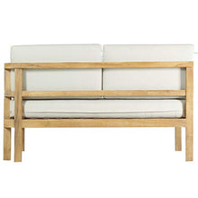 Teako Design Divano angolare da Giardino Pusie, a Destra, in Legno di Teak
