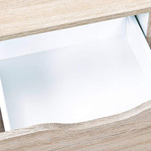 Inter Link Comodino Laminato, Decoro Rovere Sonoma