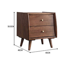 Comodino Comodino in Legno Comodino Tabella Multifunzionale Comodino Piccolo Comodino contemporanea (Color : White, Size : 40x45x50.5cm)