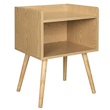 WOLTU TSR70hei Comodino Legno Organizzatore da Letto Comodini da Salotto Scompartimento