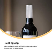 Hemoton 200 capsule termorestringenti in PVC, per bottiglie di vino, per vino, per cantine e uso domestico, 30 mm (argento)