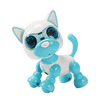 ASFD Smart Machine Dog Induction Touch Cucciolo Giocattolo Elettrico Intelligent Pet Blue