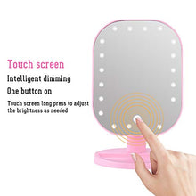 regolabile Hollywood Specchio per Trucco, 20 LED 10X Ingrandimento specchio cosmetico Touch Screen Specchio per trucco con ricarica USB