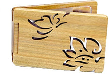 GIAOYAO Specchio per Il Trucco dello sperma, Specchio Pieghevole di Sandalo Verde, Piccolo Specchio di Sandalo, Specchio Portatile di Piccolo Specchio dello Specchio