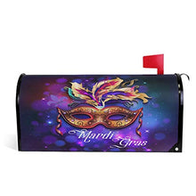Mardi Gras - Coperture magnetiche per cassette postali, grandi dimensioni, dimensioni 64,8 x 53,3 cm