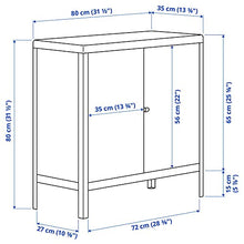KOLBJÖRN armadio in/esterno 80x35x81 cm beige