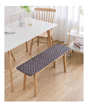 Cuscino lungo per panca,cuscino per panca da giardino,2 o 3 posti,materasso di ricambio per interni ed esterni,Interno All'aperto Lungo Cuscino Pastiglie Rettangolari Cuscino-Grigio scuro 150×40cm(59×