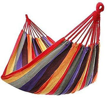 LHAHGLY Hammock Camping Hammock Canvas Swing Bed Swing Backpack all'aperto Sopravvivenza Attrezzatura di Viaggio Adatta per terrazza Portico Appeso Leggero Portatile Portatile hamac avec Support