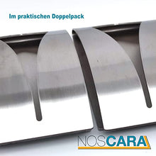 Noscara, portasciugamani in acciaio inox, autoadesivo, senza foratura, set da 2 pezzi