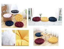 Black Temptation Cuscino Sedile Rotondo Giapponese, Cuscino futon Tatami, Cuscino Cuscino da Terra [Blu]