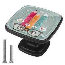 imparare e calcolare Pomelli per Porta Set di 4 Pomelli per Mobili Manopole per Cassetti Cucina Armadio Vetro