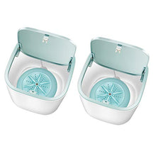MERIGLARE 2X Compact Washing Machine Clothes Cleaner Washer USB 18W Rotating Underwear Travel