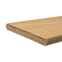 10 Listelli Curvati in Legno di Faggio - Ricambio per Doga – 6,7 X 89 X 0,8 Cm