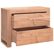 vidaXL Credenza 80x30x60 cm in Legno Massello di Teak