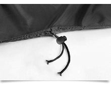 LPO Copertura per Mobili Rotondi Neri, Tavola da Giardino Impermeabile, Resistente Ai Raggi UV E Durevole E Coperchio della Sedia, Adatto per Giardino All'aperto 220 * 90 Cm (Size : 220 * 90cm)