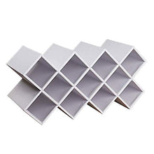 LHQ-HQ Wine Rack Legno - Pratico Decorazione Domestica Mestieri, Adatto for la casa, Bar, ECC, Bianco, 11 griglia