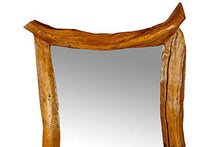 WINDALF Hobbit - Specchio da parete Aurora 110 cm, in legno di radice