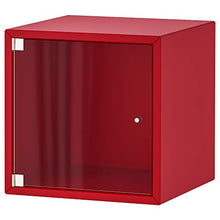 Armadio EKET con anta in vetro 35x35x35 cm rosso