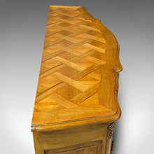 Cassettiera vintage con fiocco, francese, noce, provinciale, credenza, circa 1930