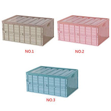 Fgyhty Pieghevole in plastica Storage Box casa Garage Magazzino Desktop Pieghevole Caso Armadio Underwear Organizer