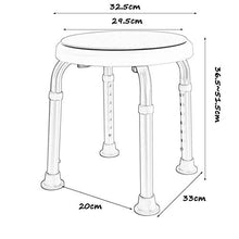HYYDP Bagno Sgabello Sgabello Girevole Be Applicable Compatible for Doccia/Vasca con Sedile Girevole Sedile Be Applicable Compatible for Doccia Sgabello Be Applicable Compatible for Anziani/disabi